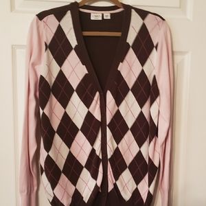 Cato Argyle Cardigan